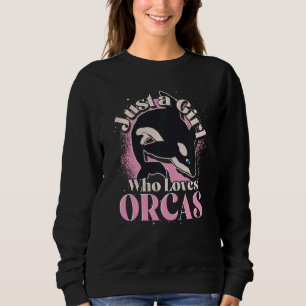Sudadera Orca Ballena Asesina Animal Marino Chicas Mujeres 