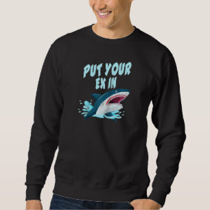 Sudadera orca de peluche tiburón mujeres boca de tiburón Ra