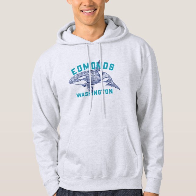 Sudadera Orca - Edmonds, Washington (Anverso)