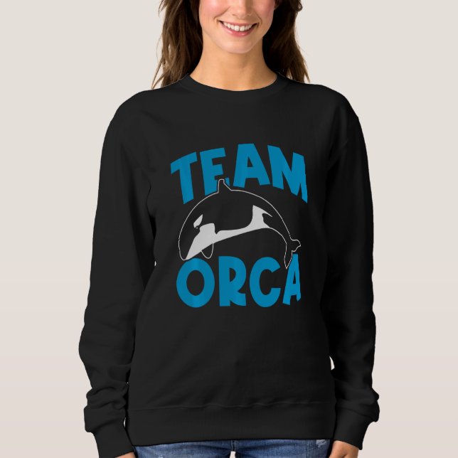 Sudadera Orcas  Orca  Team Orca Whales Swea (Anverso)
