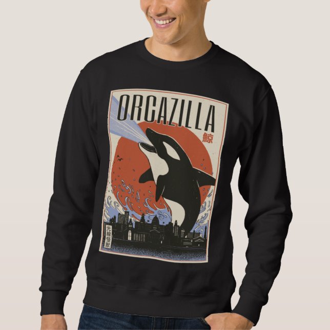 Sudadera Orcazilla Ballena Asia (Anverso)