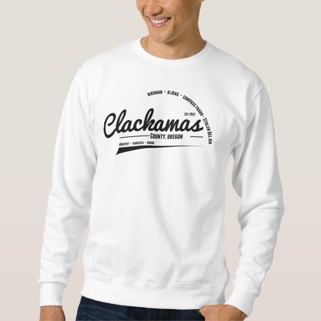 Sudadera Oregón del Condado de Clackamas (Anverso)
