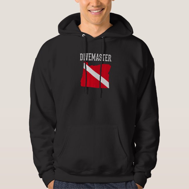 Sudadera Oregon Divemaster Scuba Instructor De Buceo Dive F (Anverso)