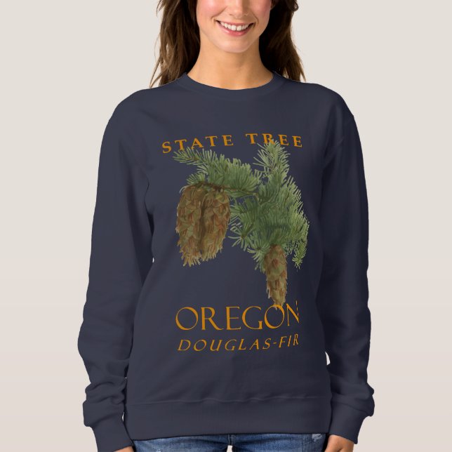 Sudadera Oregon Territory Tree The Douglas Fir (Anverso)