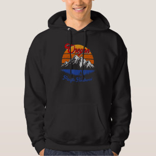 Sudadera Oregon Vintage Gift Retro Portland Home State Moun