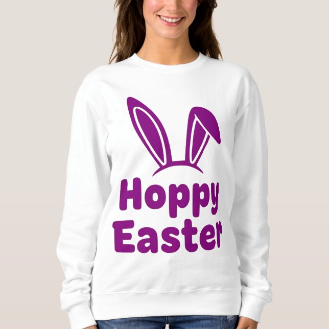 Sudadera Orejitas de conejo de Pascua felices | Holida mini (Anverso)