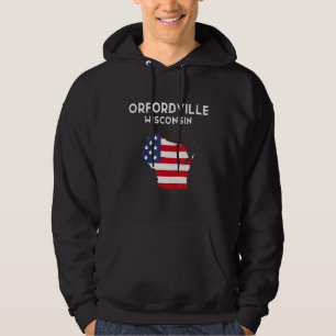 Sudadera Orfordville Wisconsin Estados Unidos América Wis T