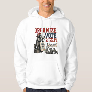 Sudadera Organiza. Vota. Repite.
