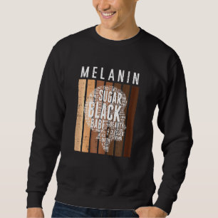 Sudadera Orgullo Afro Africano Reina Azúcar Melanina Mujere