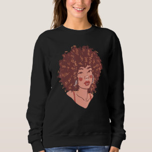 Sudadera Orgullo afro natural del pelo negro 1