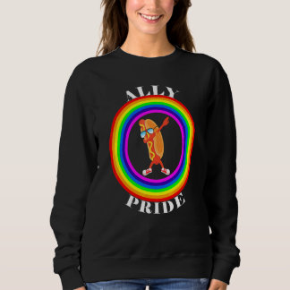 Sudadera Orgullo Aliado Igualdad LGBTQ Arcoíris Lesbiana Ga