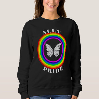Sudadera Orgullo Aliado Igualdad LGBTQ Arcoíris Lesbiana Ga