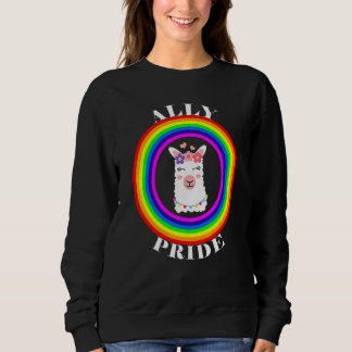 Sudadera Orgullo Aliado LGBTQ Igualdad Arcoíris Lesbiana Ga