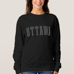Sudadera Orgullo Antiguo Canadiense de Ottawa Canadá