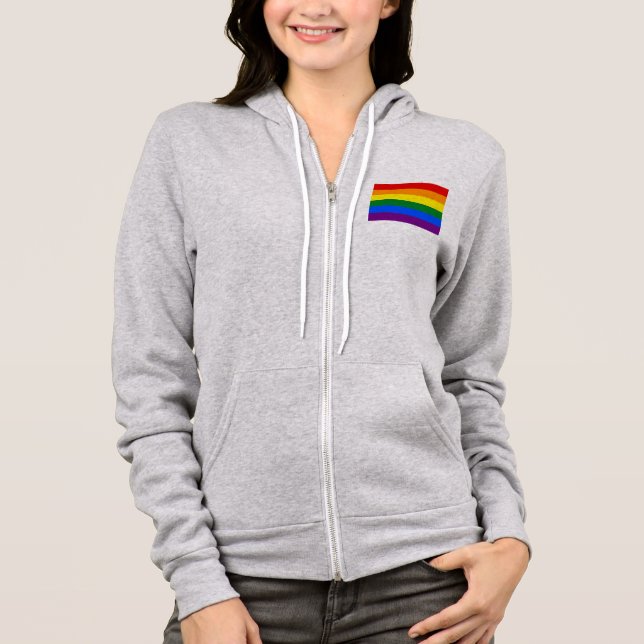 Sudadera Orgullo arcoiris (Anverso)