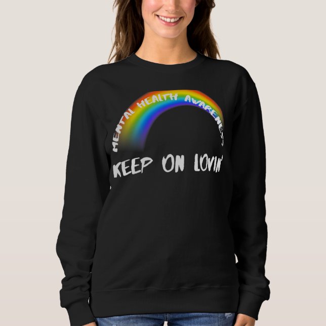 Sudadera Orgullo Arcoiris Lgbtq Sigue Alegre' (Anverso)