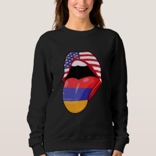 Sudadera Orgullo armenio de EEUU levanta orgullo de bandera