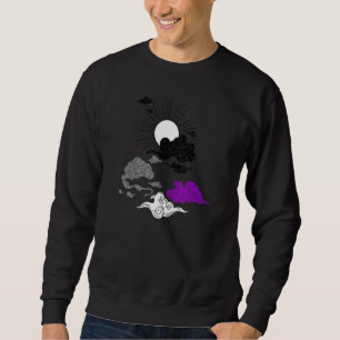 Sudadera Orgullo asexual japonés Sun LGBTQ Ace Sky LGBT Ase