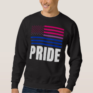 Sudadera Orgullo Bandera Bisexual Lgbt Orgullo Gay