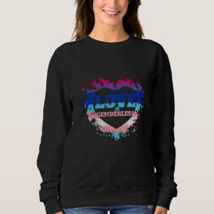 Sudadera Orgullo Bisexual El Amor Lgbt No Es Nonbinario Sin