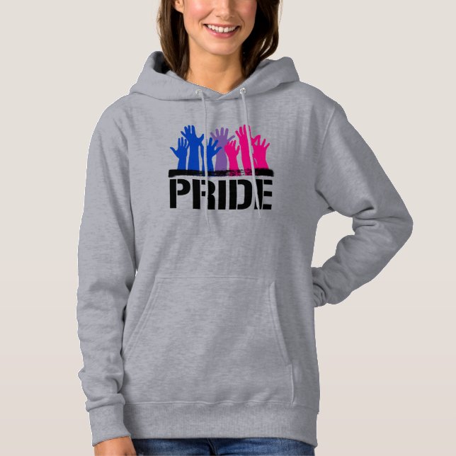 Sudadera Orgullo Bisexual Juntos (Anverso)