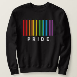 Sudadera Orgullo código de barras arcoiris LGBTQIA+ camiset