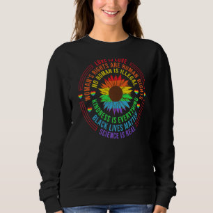 Sudadera Orgullo de amor Girasol Lgbtq Desfile Gráfico Arco
