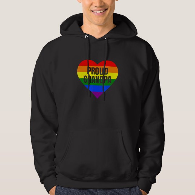 Sudadera Orgullo de apoyo a la familia del Orgullo Lgbt (Anverso)
