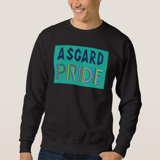 Sudadera Orgullo de Asgard Lgbt Mes de Orgullo Arcoiris Les (Anverso)