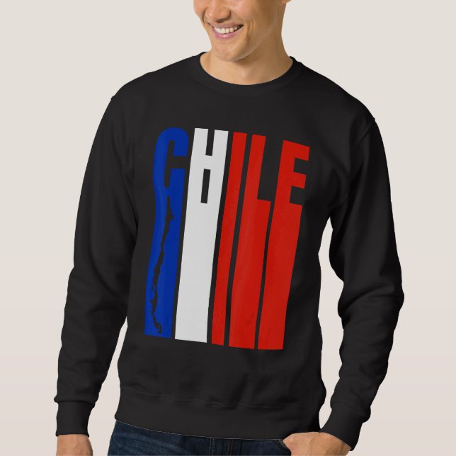Sudadera Orgullo de Bandera Chilena (Anverso)