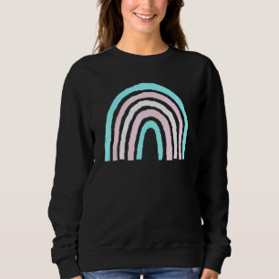 Sudadera Orgullo de Bandera Trans Arcoiris Boho Lbgtqia