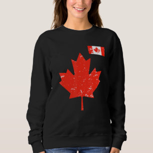 Sudadera Orgullo de Canadá - Hoja de Arce Canadiense y Band