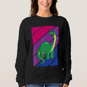 Sudadera Orgullo de dinosaurios Bandera bisexual LGBTQ Orgu