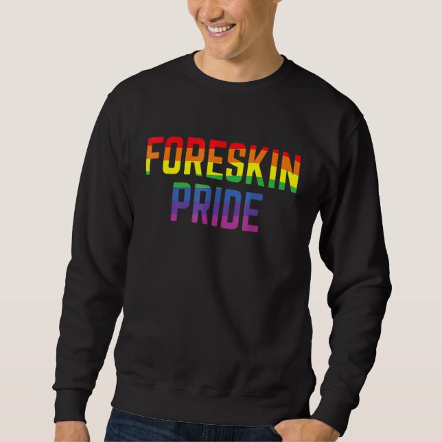 Sudadera Orgullo de Foreskin Inactivista Desfile del Orgull (Anverso)