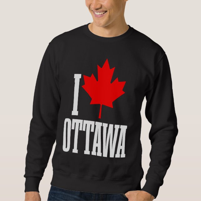Sudadera Orgullo de la bandera canadiense hoja de arce de O (Anverso)
