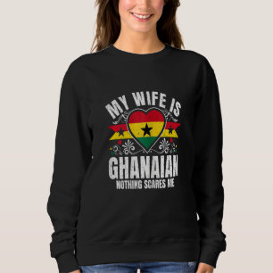 Sudadera Orgullo de la bandera de Ghana, herencia Roo de mu