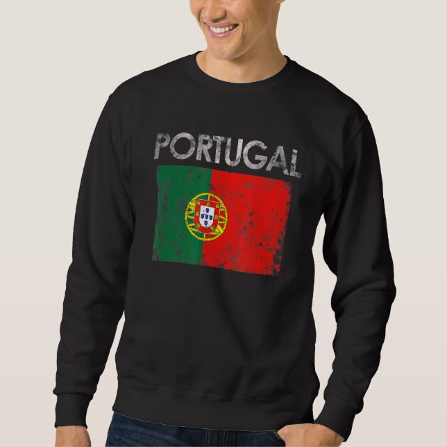 Sudadera Orgullo de la bandera portuguesa (Anverso)