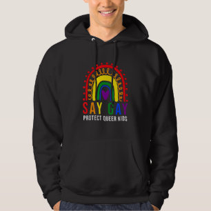 Sudadera Orgullo De La Lgbt, Diré Gay Y Yo Protegeré