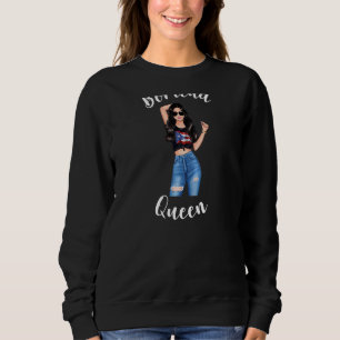 Sudadera Orgullo de las mujeres de Boricua Reina Puerto Ric