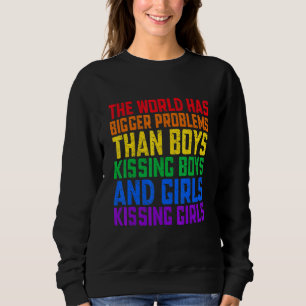 Sudadera Orgullo De Lgbt Q El Mundo Tiene Mayores Problemas
