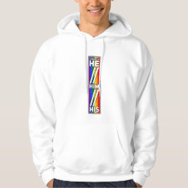 Sudadera Orgullo de mis Pronouns es Él Su