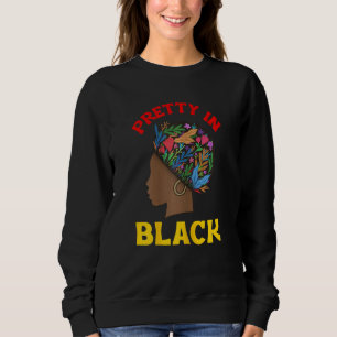 Sudadera Orgullo de mujer afroamericana negra por Bonito
