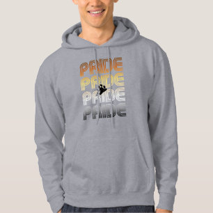 Sudadera Orgullo de Oso Garra Diseño de Patrón Retro Letras