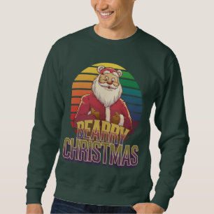 Sudadera Orgullo de oso Papá oso Oso Navidad