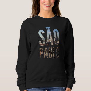 Sudadera Orgullo de viaje de vacaciones Brasil en San Pablo