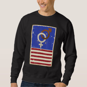 Sudadera Orgullo del Amor Gay USA LGBTQ+ Estética Bonita