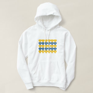 Sudadera Orgullo del estado de Alaska Corazón Patrón Amaril