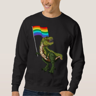 Sudadera Orgullo Dinosaurio Lgbt Gay Lesbiana Transexual