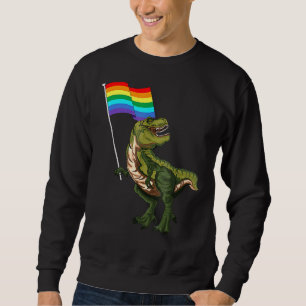 Sudadera Orgullo Dinosaurio Lgbt Gay Lesbiana Transexual
