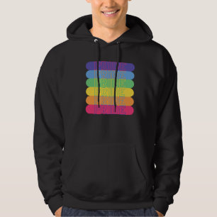 Sudadera Orgullo en colores arcoiris